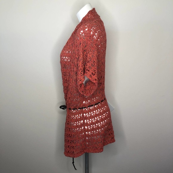 St Johns Bay Overlay Sweater w/Belt Size XL - Picture 4 of 10